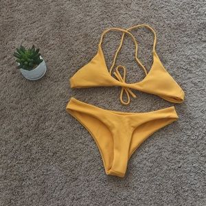 Yellow zaful bikini